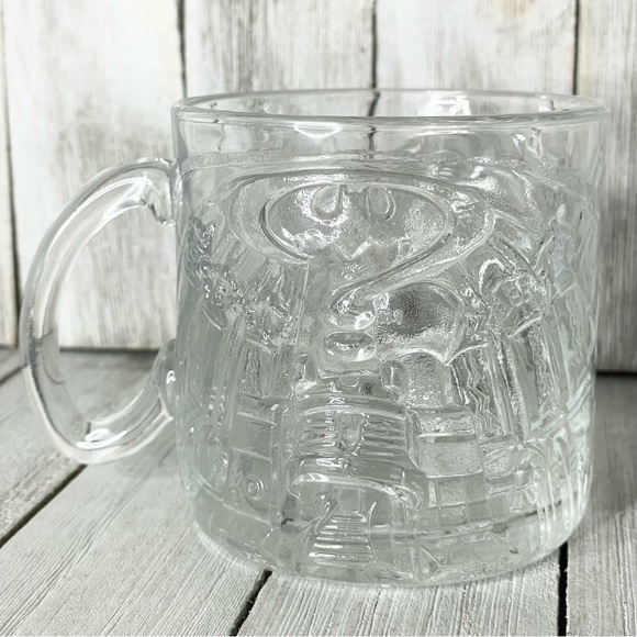 McDONALD’S x BATMAN FOREVER Vintage The Riddler Collectible Glass Mug - Picture 3 of 6